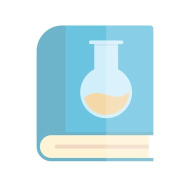 Kitap Düz Işık Vektör Simgesi Tasarımı