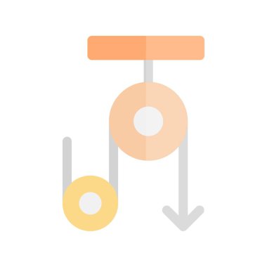 Makara Düz Işık Vektörü Simgesi Tasarımı