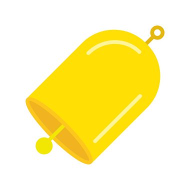 Bell Düz Vektör Simgesi Tasarımı