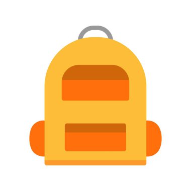 Torba Düz Vektör Simgesi Tasarımı