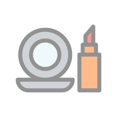 Kozmetik Doldurulmuş Işık Vektörü Simgesi Tasarımı