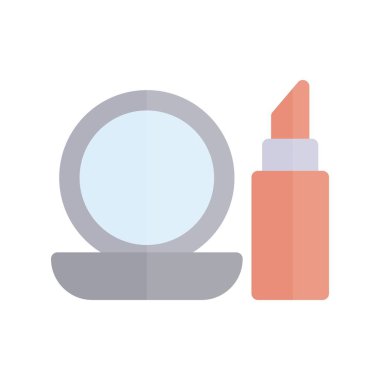 Kozmetik Düz Işık Vektörü Simgesi Tasarımı