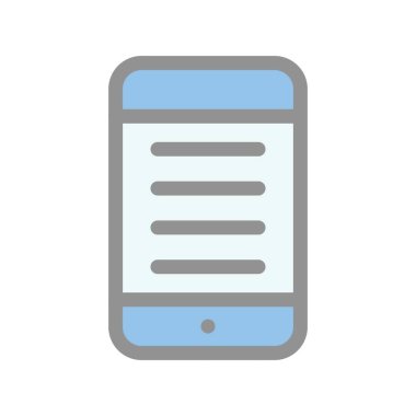 Ebook Doldurulmuş Işık Vektörü Simgesi Tasarımı