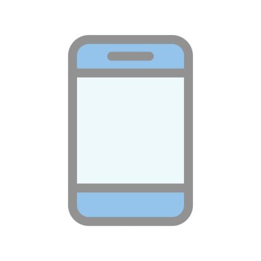 Akıllı Telefon Doldurulmuş Işık Vektörü Simgesi Tasarımı