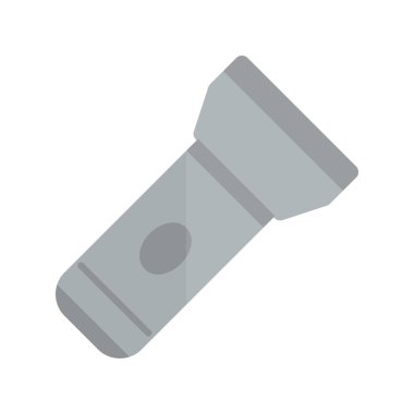 El feneri Düz Işık Vektörü Simgesi Tasarımı