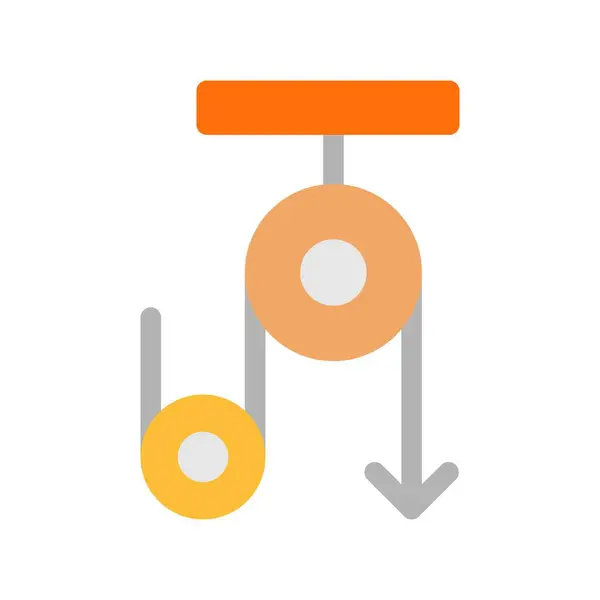 Makara Düz Vektör Simgesi Tasarımı — Stok Vektör