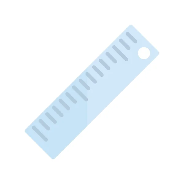 Ruler Flat Light Vector Icon Desig — 스톡 벡터