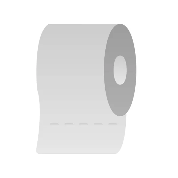 Toilettenpapier Flacher Gradienten Vektor Icon Desig — Stockvektor
