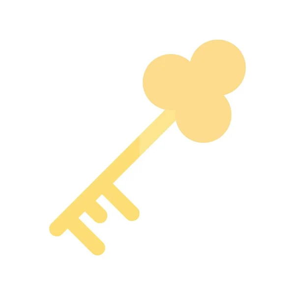 Schlüssel Flachlicht Vektor Icon Desig — Stockvektor