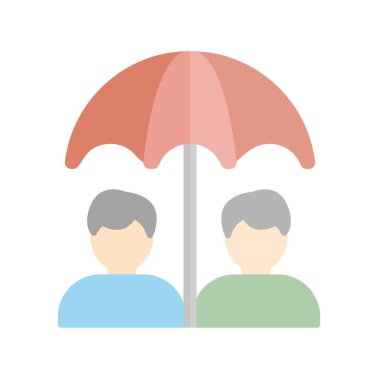 Düz Işık Vektörü Simgesi Desig 'i koru