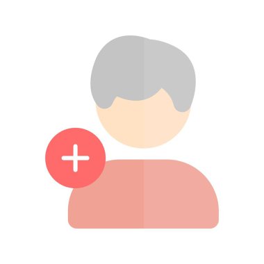 Arkadaş Düz Işık Vektörü Simgesi Tasarımı Ekle