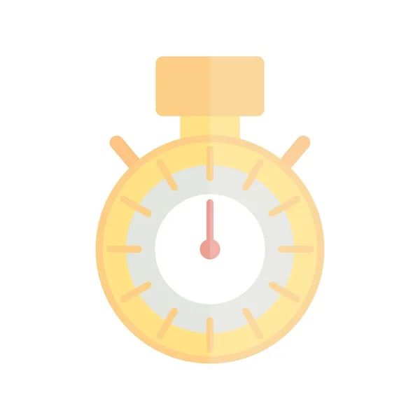 Stopwatch Platte Lichtdrager Icon Desig — Stockvector