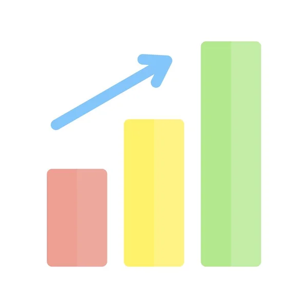 Легкая Векторная Икона Роста Desig — стоковый вектор