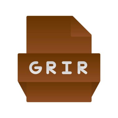  Grir Düz Gradyan Vektör Simgesi Tasarımı