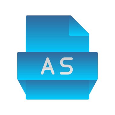 Düz Gradyan Vektör Simgesi Tasarımı Olarak