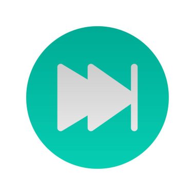 Hızlı Düz Gradyan Vektör Simgesi Tasarımı