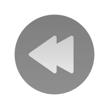 Geri Düz Gradyan Vektör Simgesi Tasarımı