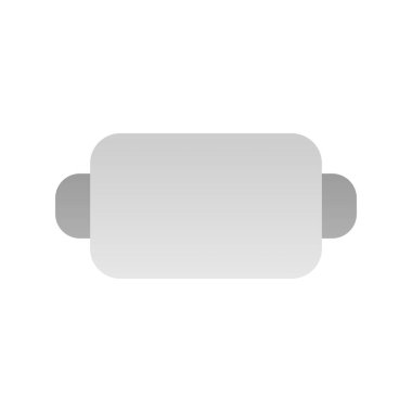 Tepsi Düz Gradyan Vektör Simgesi Tasarımı