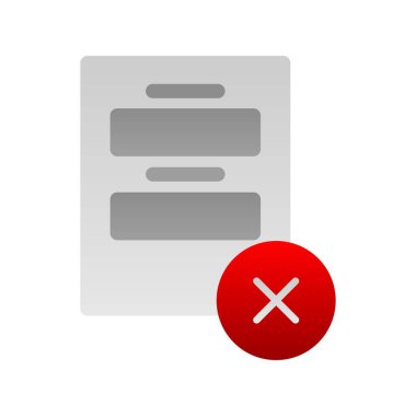 Düz Gradyan Vektör Simgesi Tasarımı Projesi