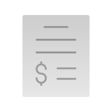 Nakit Raporu Düz Gradyan Vektör Simgesi Tasarımı