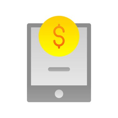 Bağış Düz Gradyan Vektör Simgesi Tasarımı