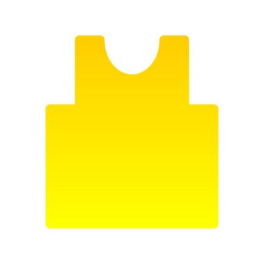 Dondurma Düz Gradyan Vektör Simgesi Tasarımı