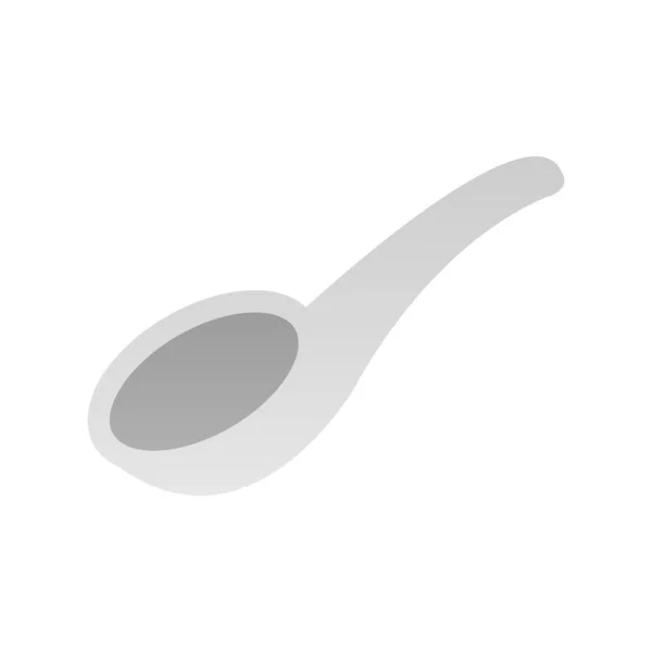 Teaspoon Flat Gradient Vector Icon Desig — Archivo Imágenes Vectoriales