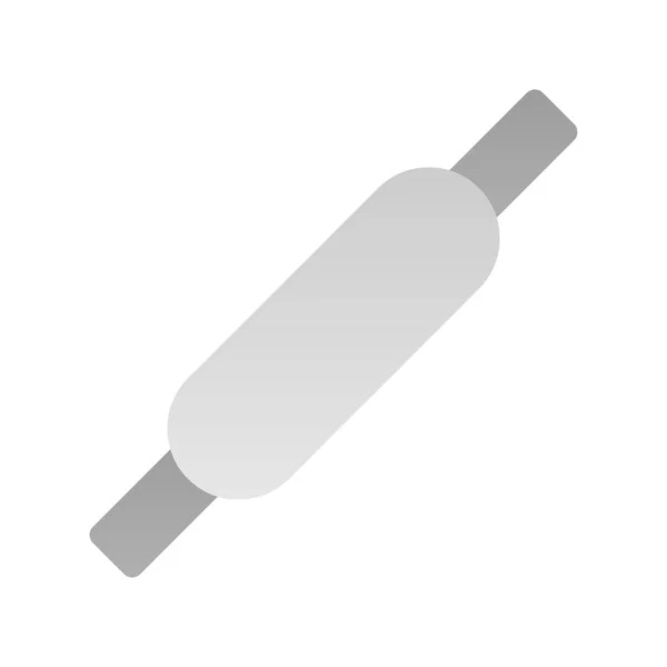 Roller Platt Gradient Vektor Icon Desig — Stock vektor