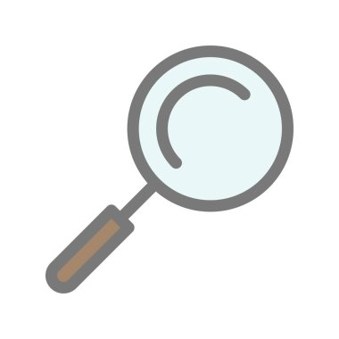 Arama Satırı Doldurulmuş Işık Vektörü Simgesi Tasarımı