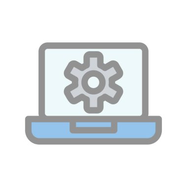 Geliştirme Satırı Işık Vektörü Simgesi Tasarımı