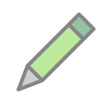  Kalem Satırı Doldurulmuş Işık Vektörü Simgesi Tasarımı