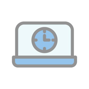 Kullanılabilirlik Satırı Doldurulmuş Işık Vektörü Simgesi Tasarımı