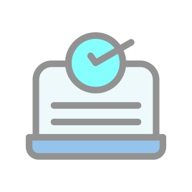 Çevrimiçi Aydınlatma Satırı Dolu Işık Vektörü Simgesi Tasarımı