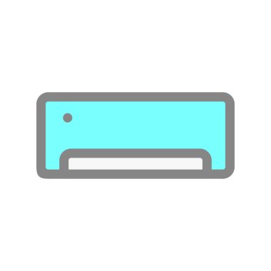 AC Satırı Doldurulmuş Işık Vektörü Simgesi Tasarımı