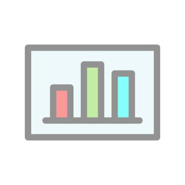 Konferans Glyph Vektör Simgesi Tasarımı