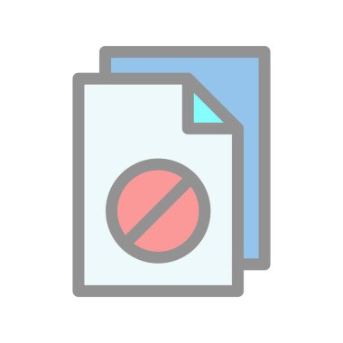  İntihal Glyph Vektör Simgesi Tasarımı