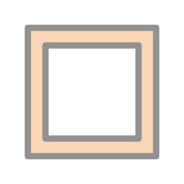 Çerçeve Dolu Işık Vektörü Simgesi Tasarımı