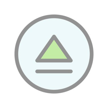 Doldurulmuş Işık Vektörü Simgesi Tasarımı