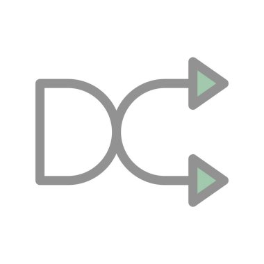 Hız Doldurulmuş Işık Vektörü Simgesi Tasarımı