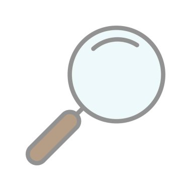 Doldurulmuş Işık Vektörü Simgesi Tasarımı Ara