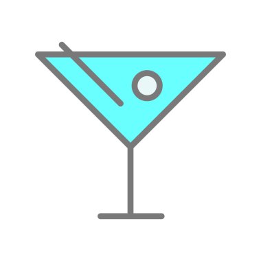 İçi Dolu Işık Vektörü Simgesi Tasarımı