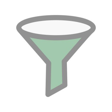 Süzgeç Doldurulmuş Işık Vektörü Simgesi Tasarımı