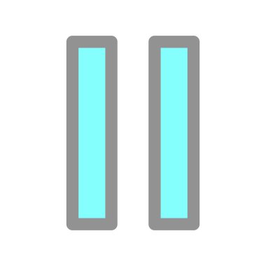 Doldurulmuş Işık Vektörü Simgesi Tasarımı Duraklat