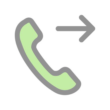 Giden Arama Doldurulmuş Işık Vektörü Simgesi Tasarımı