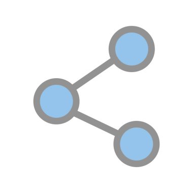 Bağlantı Doldurulmuş Işık Vektörü Simgesi Tasarımı