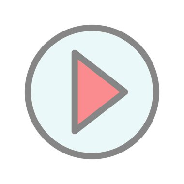 Doldurulmuş Işık Vektörü Simgesi Tasarımı Oynat