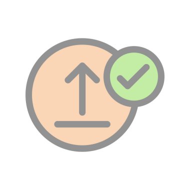 Doldurulmuş Işık Vektörü Simgesi Tasarımı Yükle