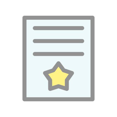 Akreditasyon Dolu Işık Vektörü Simgesi Tasarımı