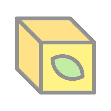 Şeker Küpleri Işık Vektörü Simgesi Tasarımı