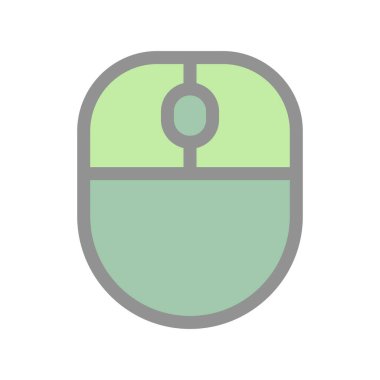 Fare Doldurulmuş Işık Vektörü Simgesi Tasarımı